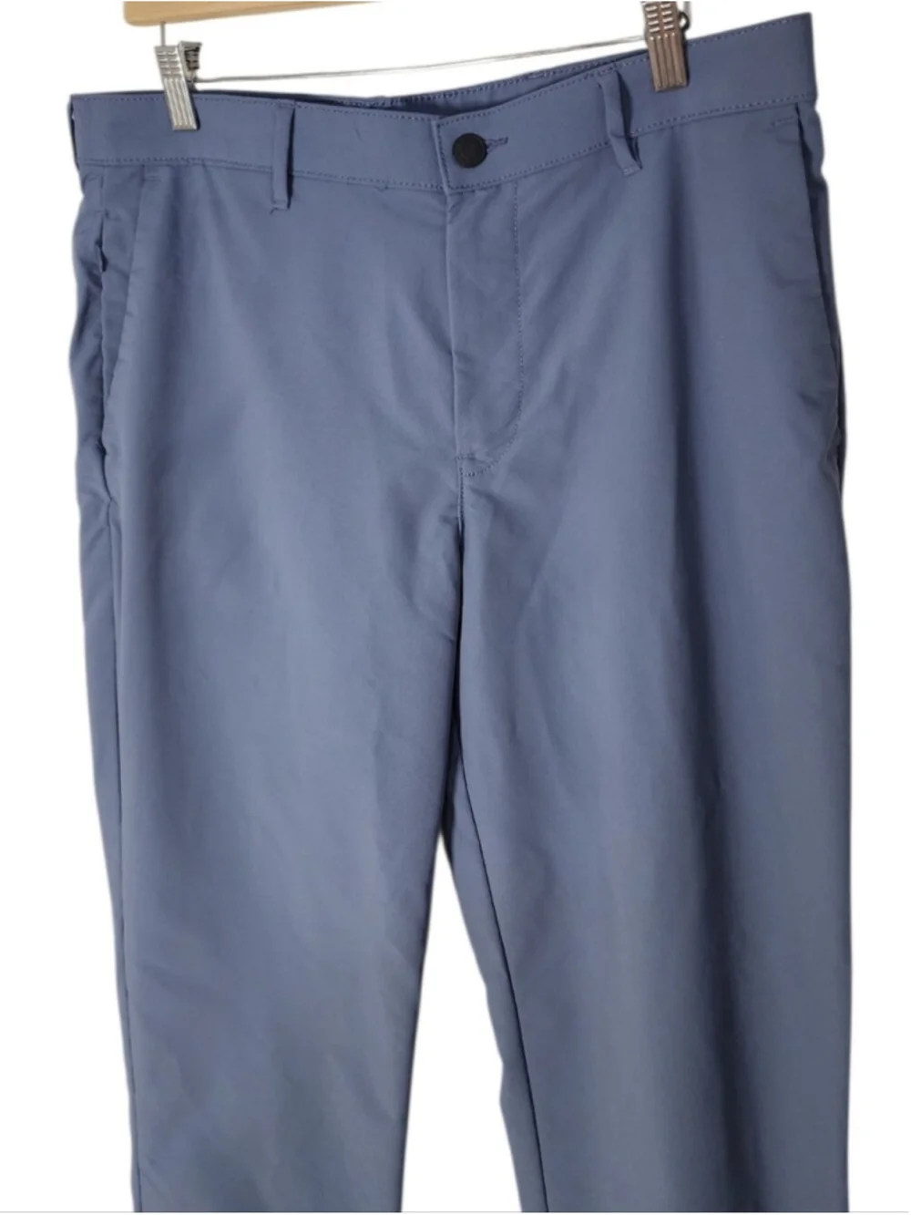 Banana Republic Performance Stretch Golf Pants Men's 34x32 Blue Athletic Fit